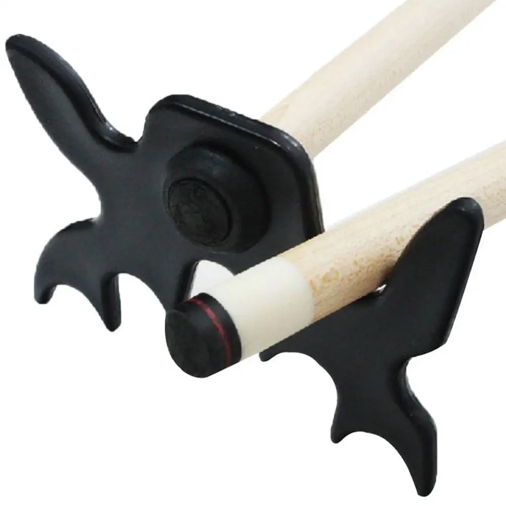 

Professional Snooker Billiards Pool Cue Rack Rest Stick Bridge Head 9 Position Antlers Holder