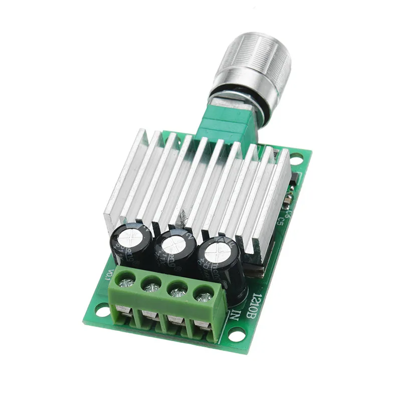 

CLAITE DC 12V To 24V 10A High Power PWM DC Motor Speed Controller Regulate Speed Temperature Dimming