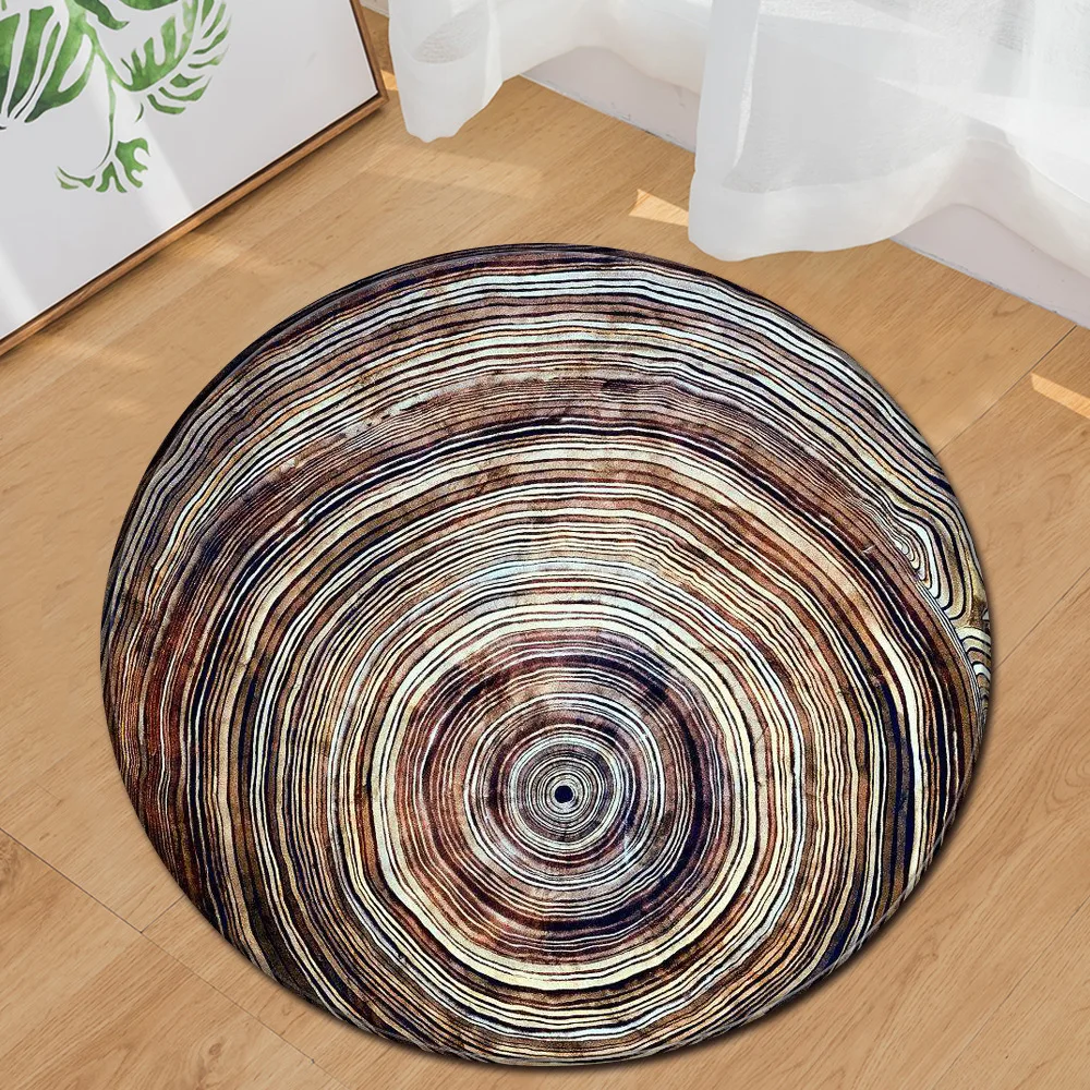 2019 Popular Dry Wood Grain 3D Pattern Round Carpet For Kids Room Computer Chair Rugs vloerkleed teppich 10 Kinds Styles 2019 Popular Dry Wood Grain 3D Pattern Round Carpet For Kids Room Computer Chair Rugs vloerkleed teppich 10 Kinds Styles