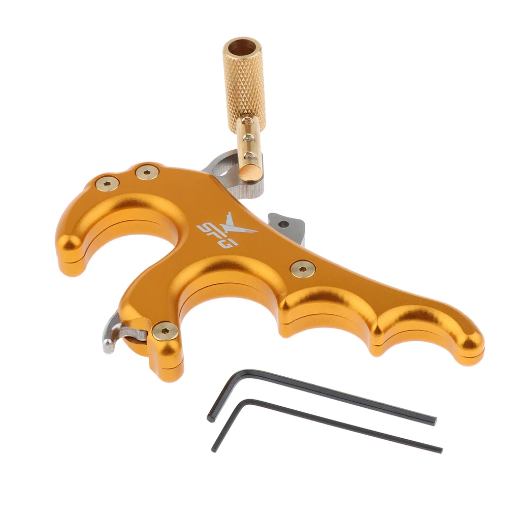 

Perfeclan Archery 4 Finger Thumb Release Aids for Compound Bow Hunting Shoot