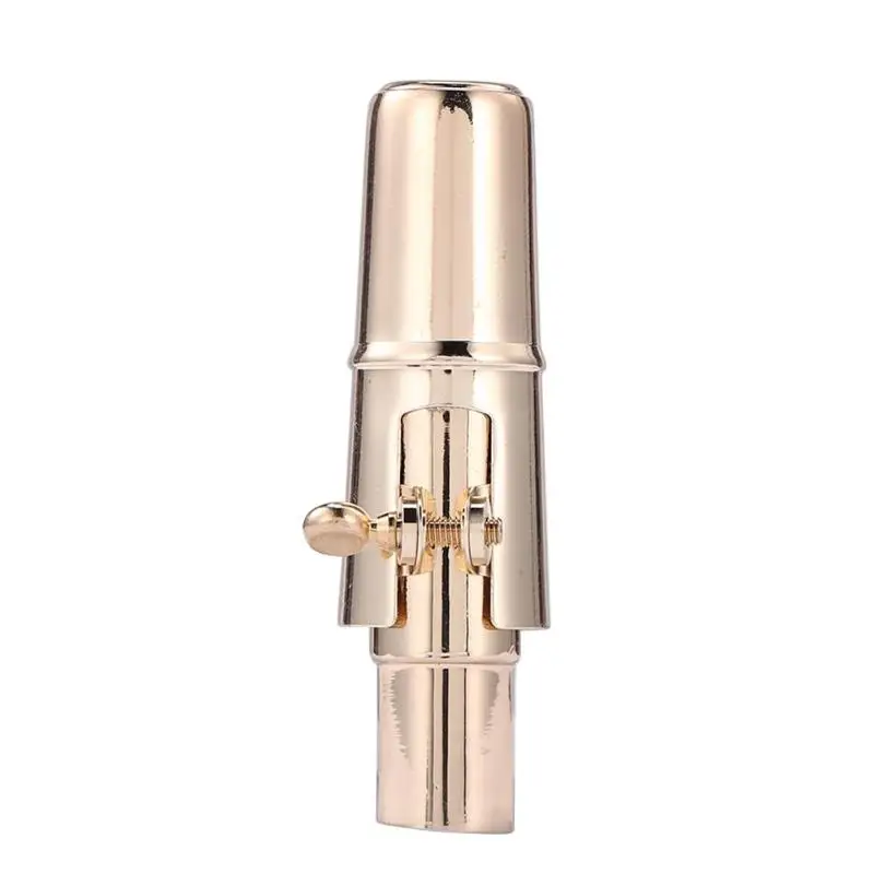 Alto Plated Tenor Metal Saxophone Mouthpiece Gold Lacquer Mouthpiece