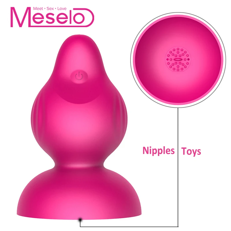 Силиконовый вибратор Meselo с 7 скоростями для сосков секс игрушки женщин и мужчин