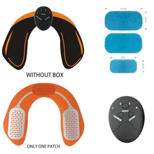 Ems Массажер для бедер, тренажер для ягодиц, Гидрогелевая Подушечка для мышц, Вибрирующая Расслабляющая Массажная машина для фитнеса, тренировки, оборудование для кроссфита