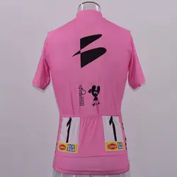 Классический розовый Велоспорт Джерси для женщин велосипед с коротким рукавом MTB Ретро велосипедная одежда Maillot Ciclismo Racing велосипедный