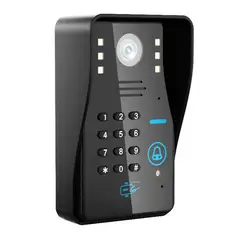 Mountainone Беспроводной Wi-Fi Мобильный телефон подключение Rfid пароль видео дверной звонок широкоугольный Водонепроницаемый домофон S