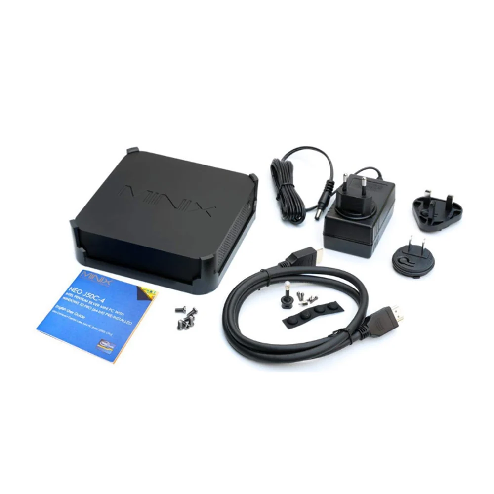 Minix NEO J50C 4 мини ПК Intel Близнецы озеро Pentium J5005 Гб DDR4 + 32 GB EMMC 128 SSD 1000 Мбит/с BT4.1 Windows 10