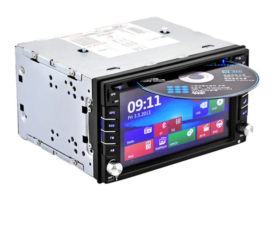 Универсальная система WCE GPS навигация с картой карты Северной Америки 2Din HD