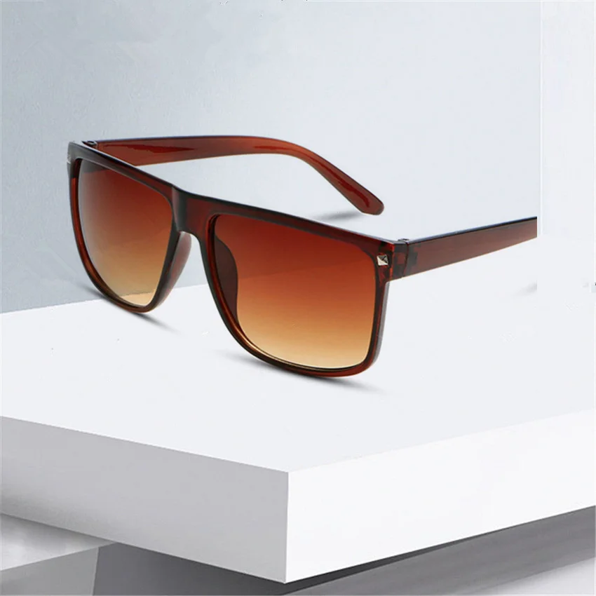 

Men Fashion Oversized Sunglasses Women Brand Designer Retro Big Frame 90s Sun glasses Female Vintage Glasses Men Shades UV400