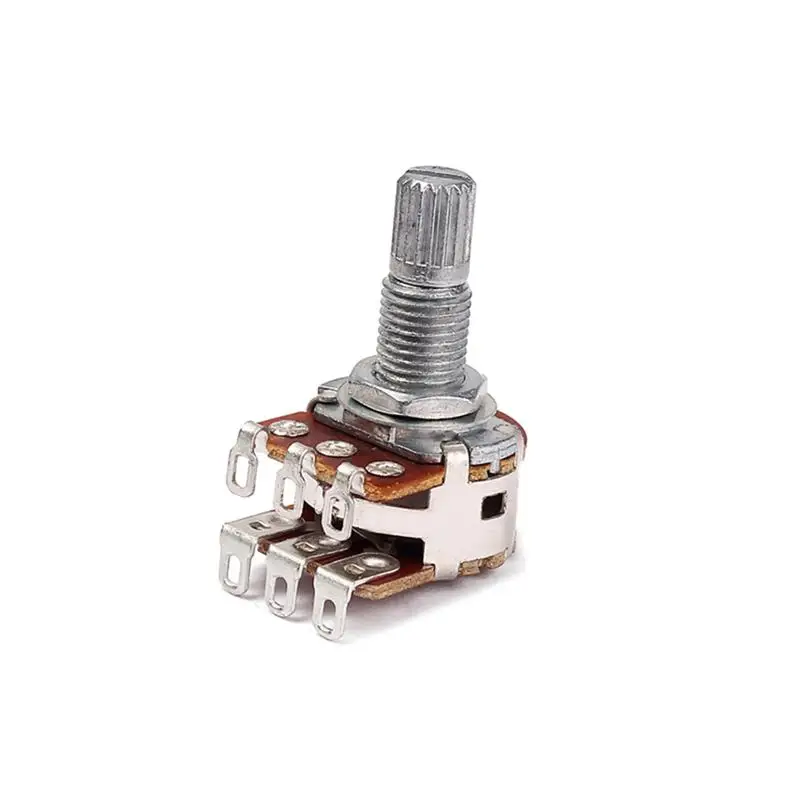 

Guitar Accessory MN100K Split Shaft Audio Taper Potentiometer Dual Pot for Volume or Tone