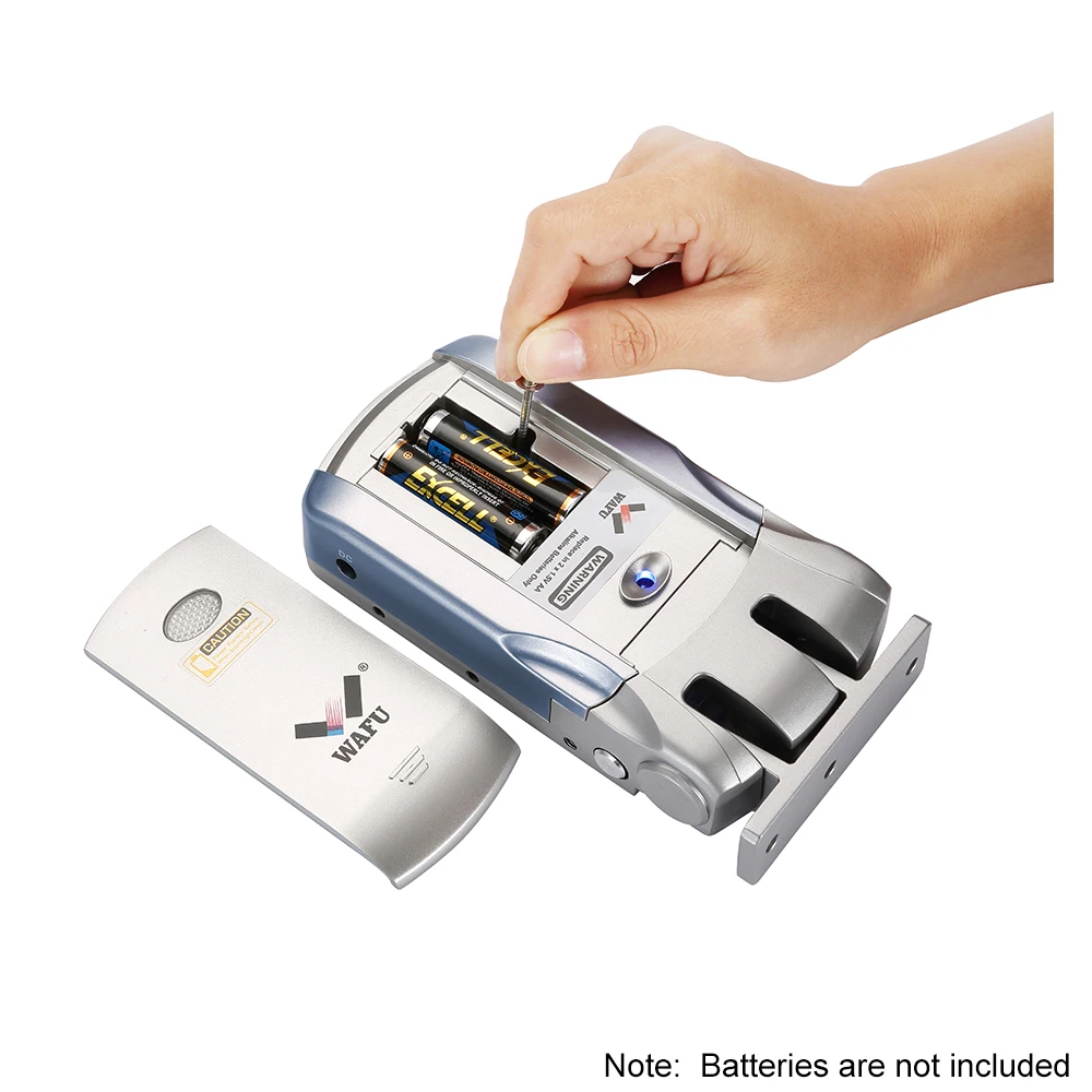 

WAFU WF-018 Wireless Remote Control Lock Security Invisible Keyless Door Entry Intelligent Lock Zinc Alloy Metal Smart Door Lock