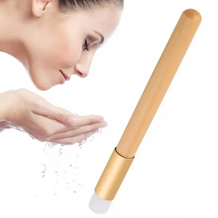 Модные женские макияж нос Alae кисточки деревянная ручка Косметика Make Up Tool 14 см/5 5