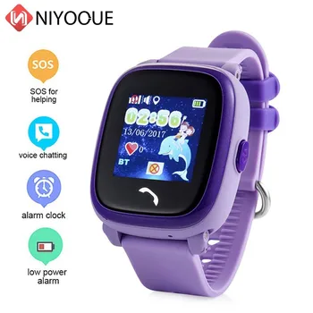 

NIYOQUE DF25 Smart Gps Baby Watch Ip67 Waterproof Tracker Anti-lost Monitor Sos Call Location Kids Smart Watch Vs Q50 Q90
