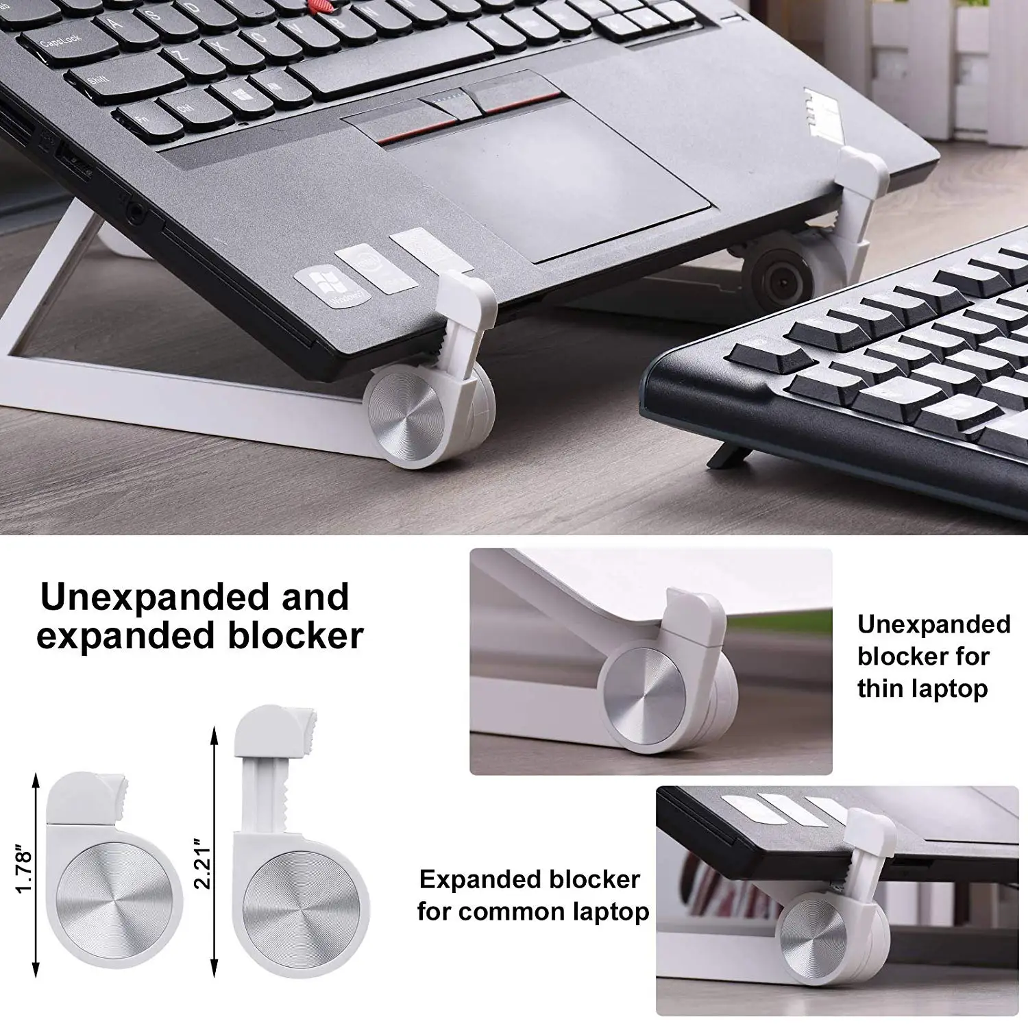 Adjustable Laptop Holder Portable Foldable Desktop Stand with Ergonomic Design 10 inch-17.3 inch Laptop for MacBook Note Adjustable Laptop Holder Portable Foldable Desktop Stand with Ergonomic Design 10 inch-17.3 inch Laptop for MacBook Note