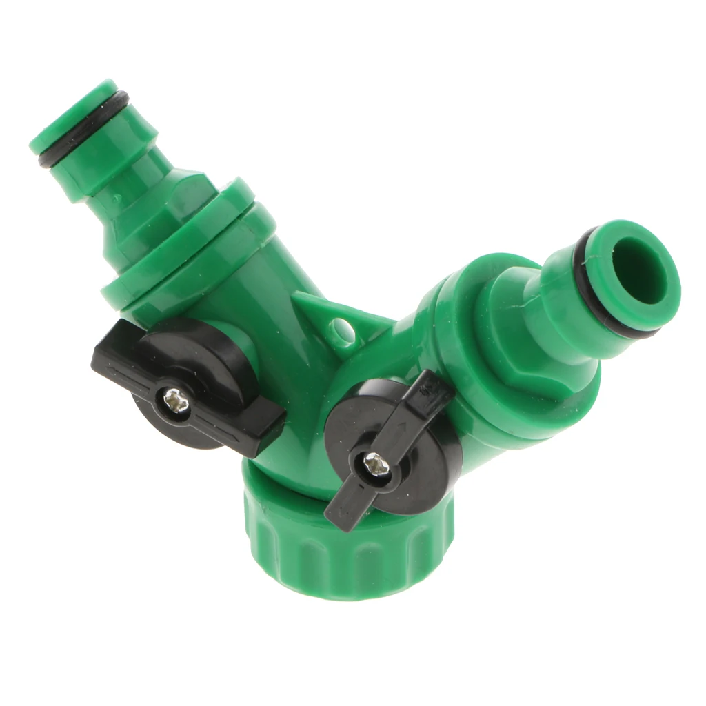 

2-Way Garden Y Adapter, Easy to install: quick and easy to connect and disconnect