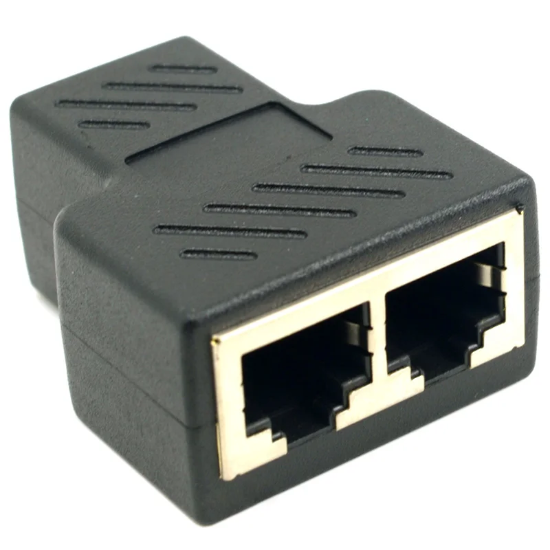 CY _ UT 004 STP UTP Cat6 RJ45 8P8C штекер на двойной адаптер|Компьютерные кабели и разъемы| |