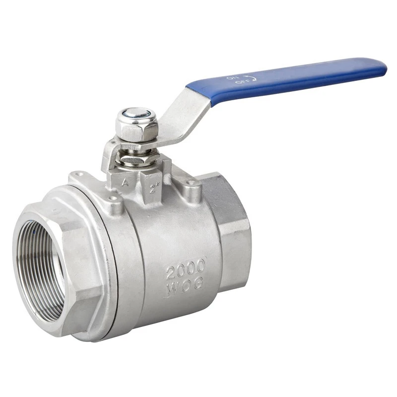 

Good quality two-piece 1-1/2" DN40 Female 304 stainless steel pipe ball valve