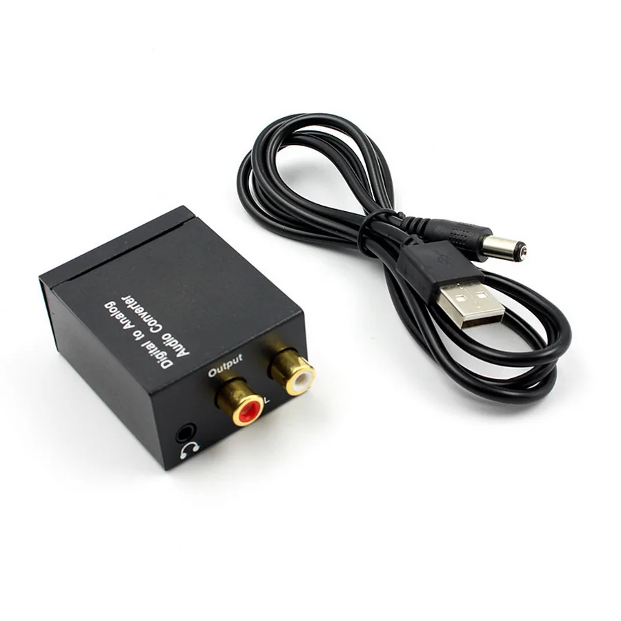 Цифро-аналоговый аудиопреобразователь DAC оптический в коаксиальный RCA SPDIF Toslink