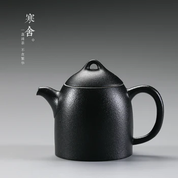 

Teapot ceramic black pottery Taiwan kungfu tea set home style Japanese style tea pot small teapot single pot kettle teaware