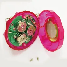 Для женщин самообороны сигнализации 130Db Diamond форма защиты Анти-брелок с волком для девочки ребенка Личная безопасность оповещения