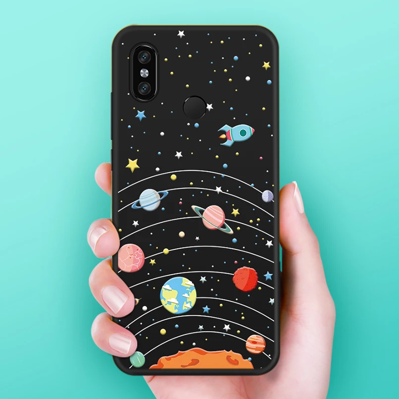 

Cute Silicone Case For Xiaomi Redmi Note 7 5 6 Pro Case Cover Shockproof For Xiaomi Redmi 6A 5 5 Plus Note 4X Bumper Funda Coque