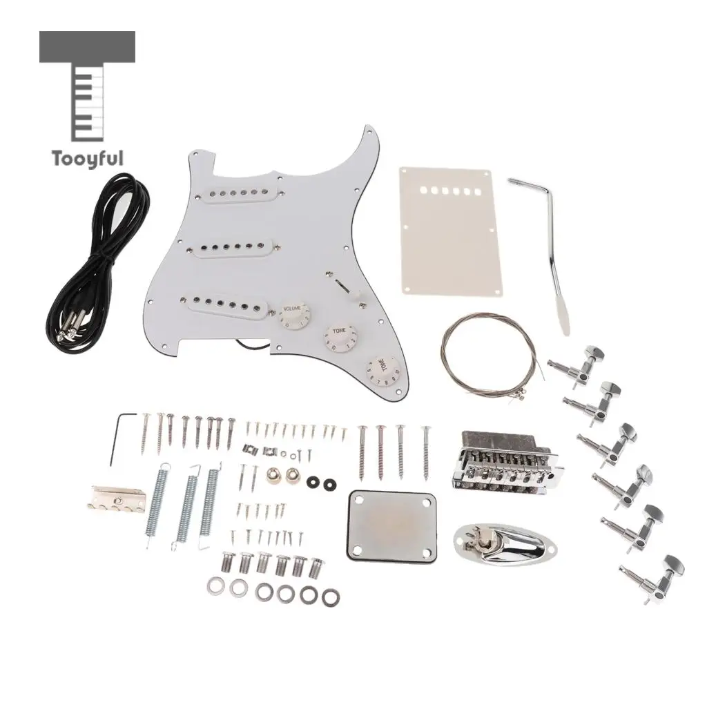 1 Set ST Electric Guitar Kit Accessories Parts for Guitar Luthier DIYin Guitar Parts