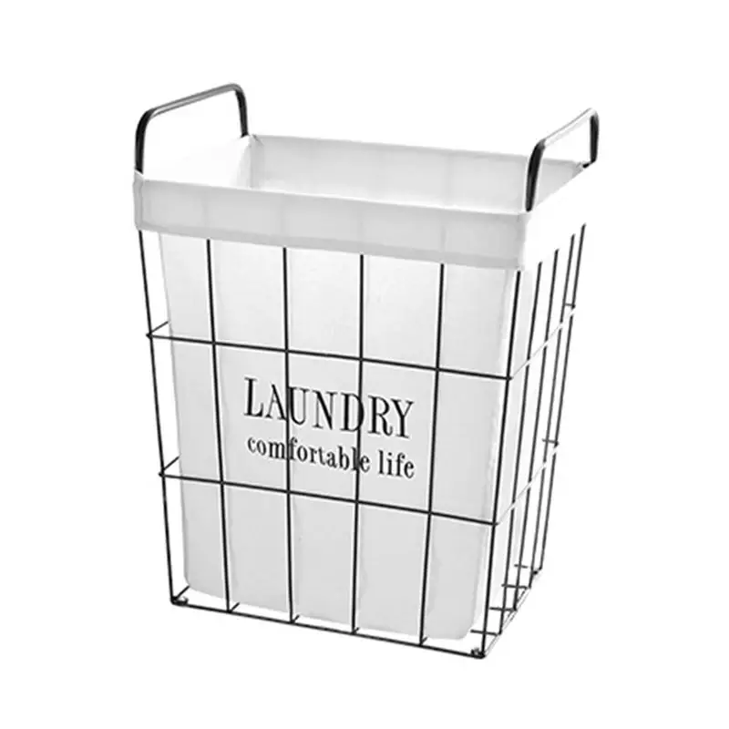 

1pcs Laundry Basket Retro Hollow Storage Bin Laundry Organizer Dirty Clothes Basket for Closets Bedrooms Dorms Nurseries