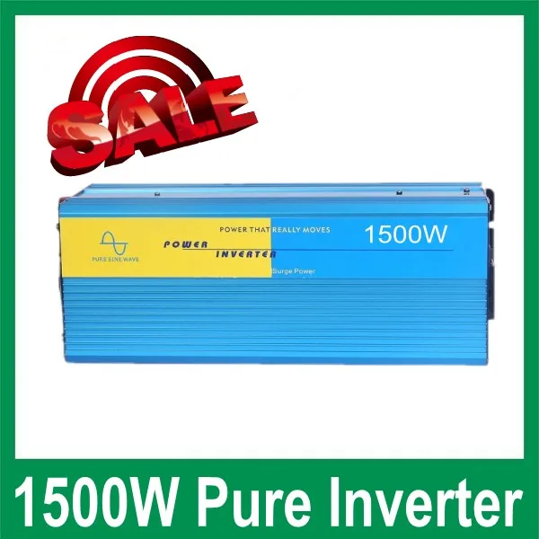 

Senoidal pura inversor Digital DISPLAY inversor de onda sinusoidal pura 1500W 1.5KW 1500 WATT DC 12v - AC 210v 220V 230v 240V