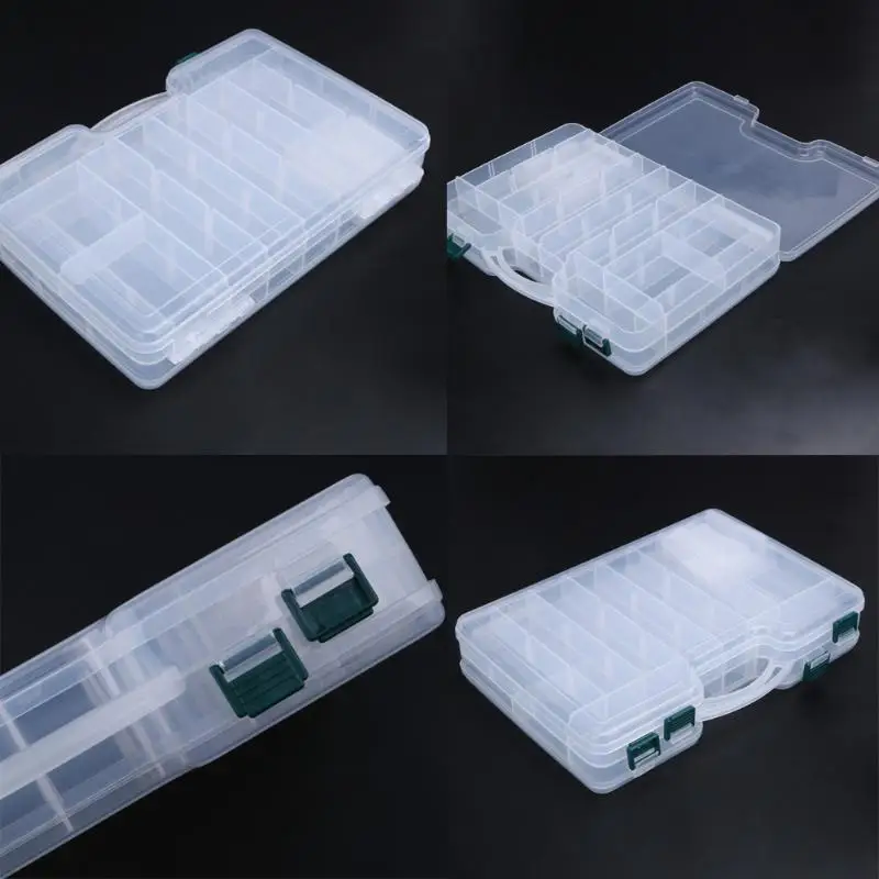 

Durable Double Sided Transparent Visible Plastic Fishing Lure Fishing Tackl
