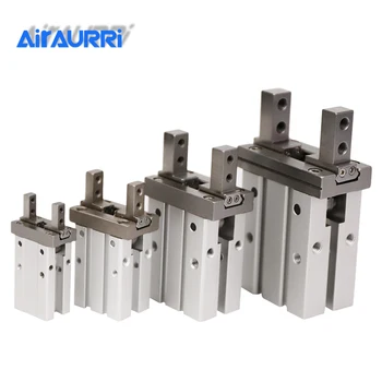 

MHZ2 10D 16D 20D 25D 32D 40D Double Acting Air Gripper Pneumatic Finger Cylinder SMC Type Aluminium Clamps Bore 10-40mm Grab
