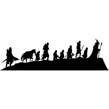 

LOTR Caravan Fellowship Sticker Decal Notebook window Laptop 20cm