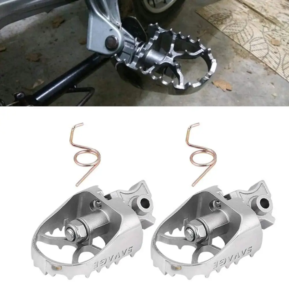 

1 pair Motorcycle Foot Pegs Front Wide Footrest Foot Pegs Footrest for BMW R1200GS/ADV F800GS Yamaha WR 25 Foot Pegs