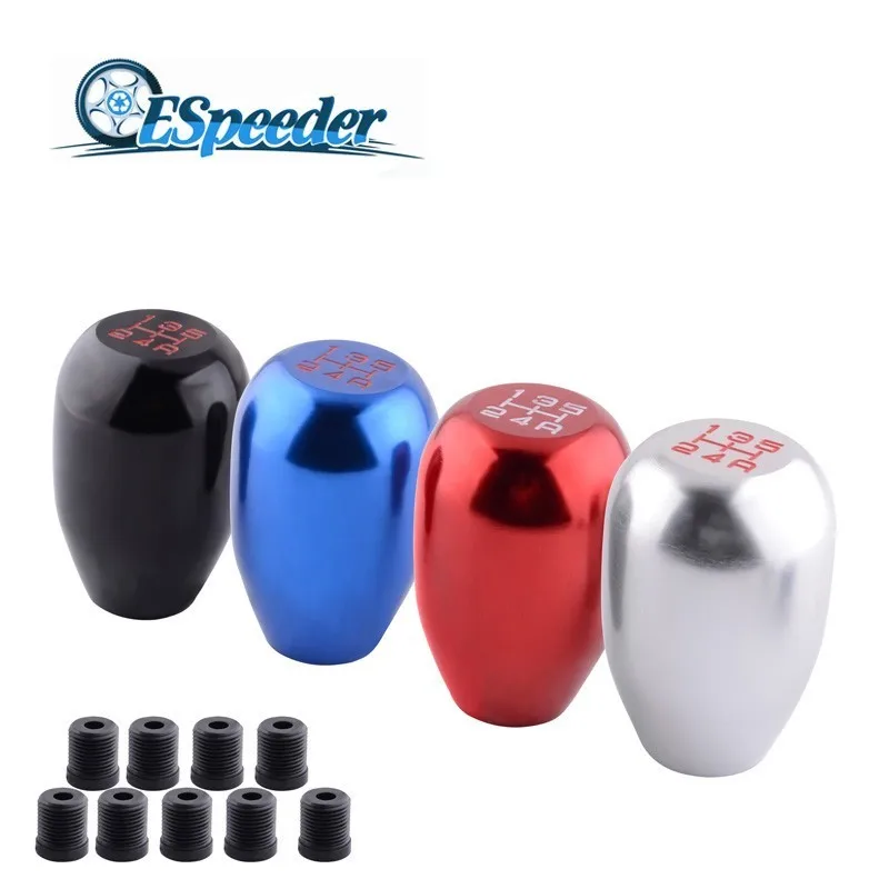 

ESPEEDER Aluminium Universal Racing MT 5 Speed Car Gear Shift Knob Manual Gear Shifter Knob shift lever Knob Replacement