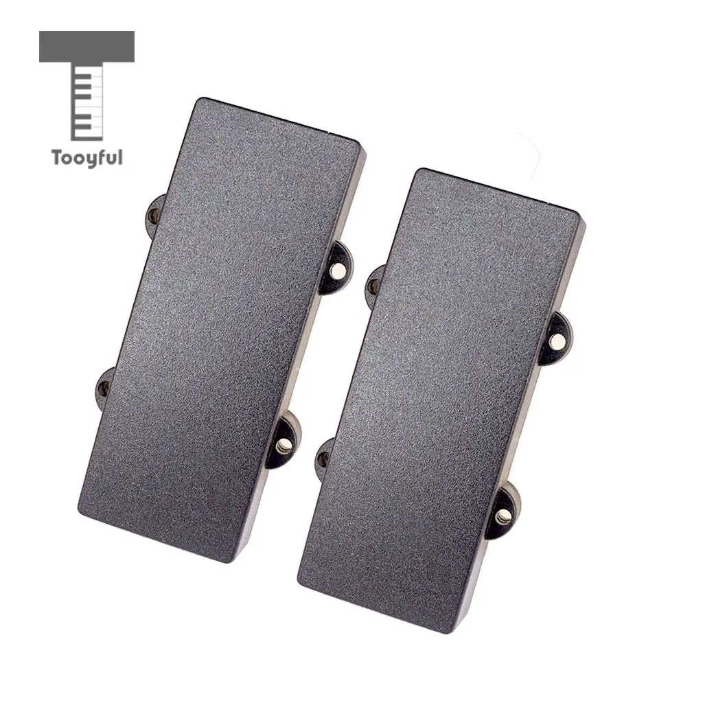 Черная Герметичная крышка Humbucker для 4 струнной бас гитары 2 шт.|Детали и аксессуары