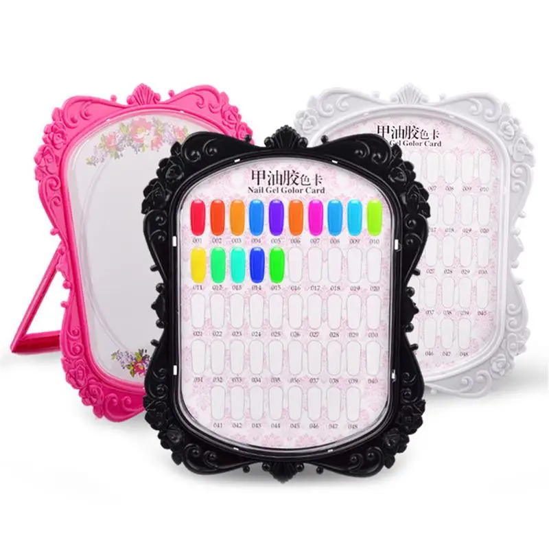 

1Pcs Gel Nail Color Card Stamping Polish Holder Nail Tip Stand Display Board Beauty Salon Equipment Drawing Designs Nails Tools