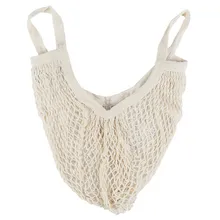 Продуктовый сетчатый мешок картофеля из органического хлопка цвет шнура