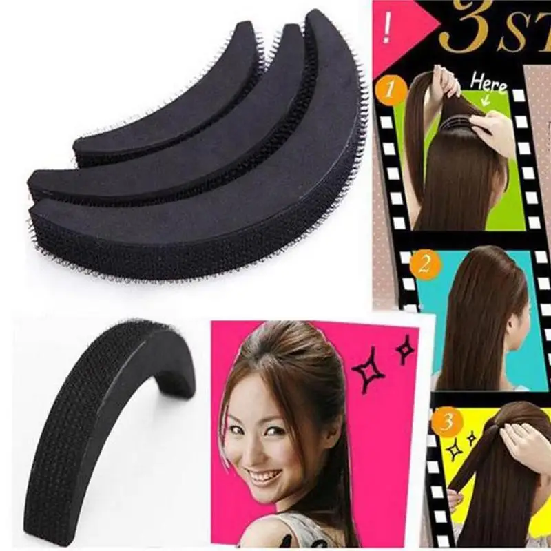 

New Fashion Hair Puff Paste Arch Shaped Heightening Princess Hairstyle Device Hair Styling Tools Accessories 3 sizes/set