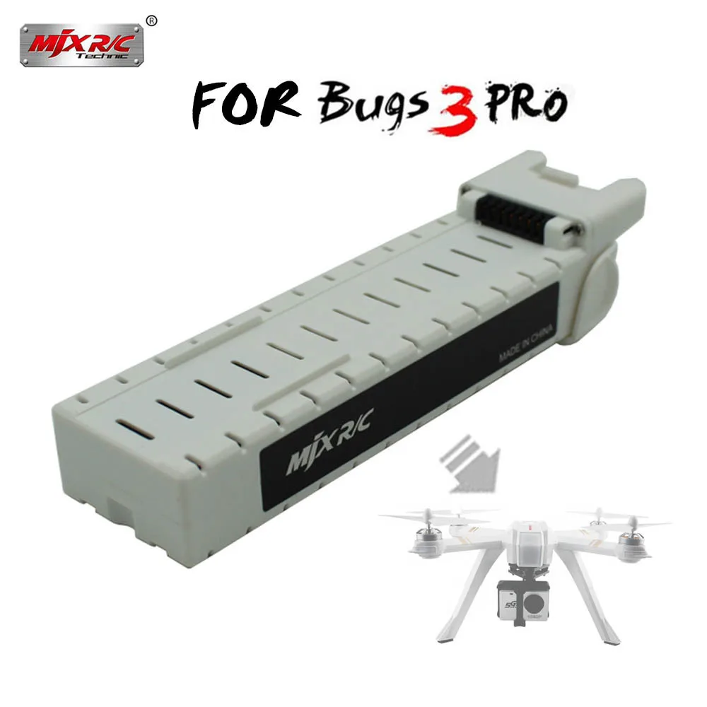 

Original MJX Bugs 3 Pro B3Pro Rc Helicopter Battery 7.4v 2800mah Li-po Battery RC Quadcopter Drone Spare Parts Accessories ZLRC