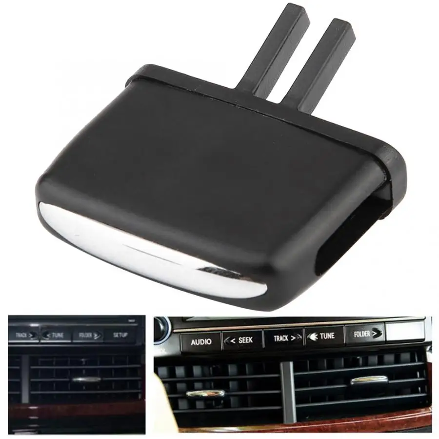 

Car Middle A/C Air Conditioning Vent Outlet Tab Clip Repair Kit for TOYOTA Previa Black Air Vent Outlet Clip