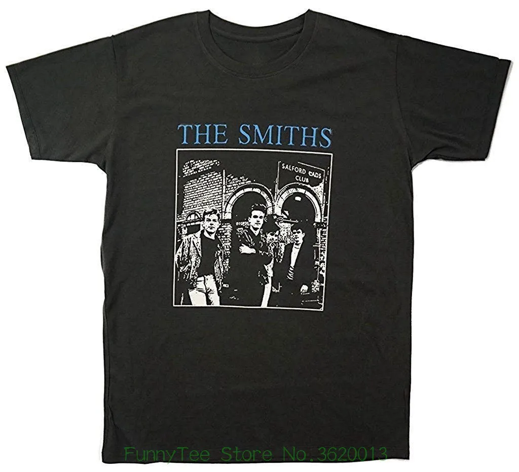 Мужская футболка с надписью The Smiths Rock Band Morrisey из 100% хлопка | одежда