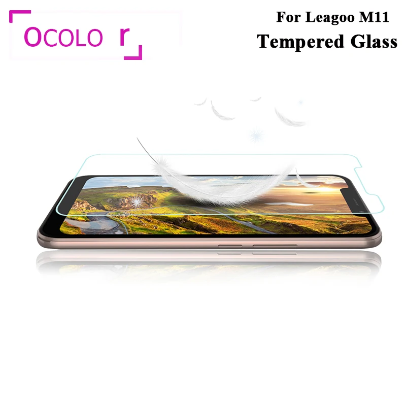 ocolor For Leagoo M11 Steel Tempered Glass Film Protective Replacement Screen Guard Mobile Phone Accessories | Мобильные телефоны и