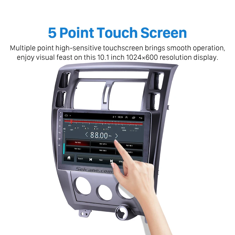 Clearance Seicane 10.1" Android 8.1 Car Radio GPS Navigation Multimedia Player Head Unit For Hyundai Tucson Left Hand Driving 2006 -2013 2