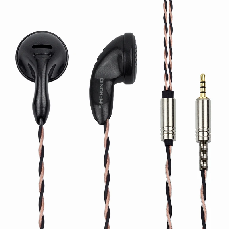 Simphonio Dragon D2 SWD2plus Dynamic Driver Balanced 2 5 3 5 Audiophile Flat Head HiFi Music Monitor Stereo Earbuds Earphone