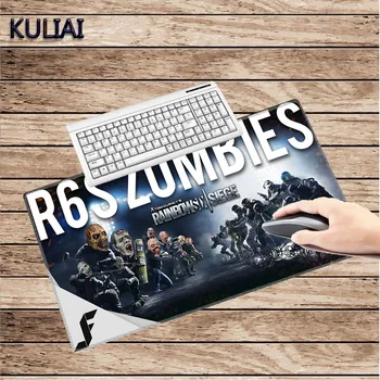 

XGZ Gamer Mouse Pad Non-slip Precision Edge Seam Games Rainbow Six Siege MousePad Bluetooth Keyboard Notebook Radiator Mat