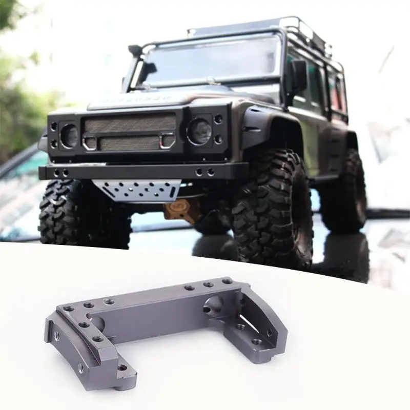 

SCX10 Metal Front Beam Bracket Servo Relocation Bumper Mount for RC Toys