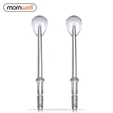 2 наконечника для очистки языка, совместимые с Mornwell D51 водный ирригатор для полости рта для брекетов и отбеливания зубов
