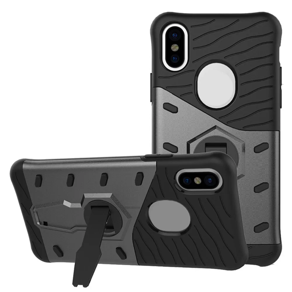 

mobile cell phone Sniper Hybrid Robot Armor ShockProof 360 Kickstand Back Soft Case Cover For iphone 6s 6 4.7