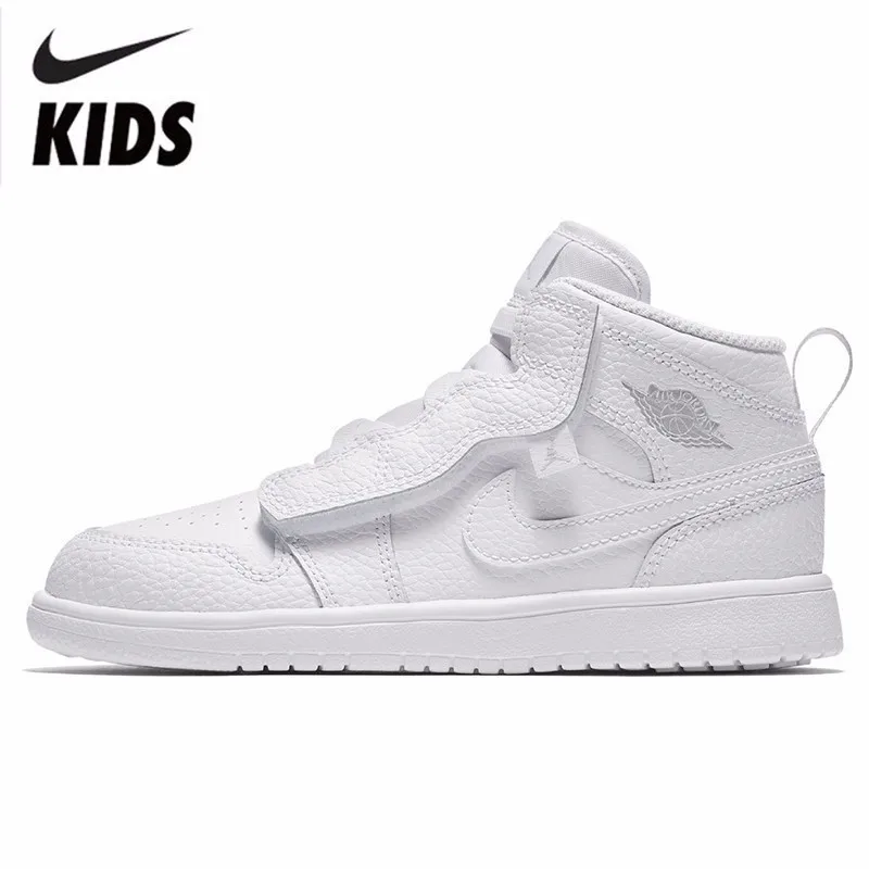 

Nike JORDAN 1 MID ALT (PS) Toddler Motion Children's Running Shoes Comfortable Lightweight Outdoor Sneakers #AR6351-109