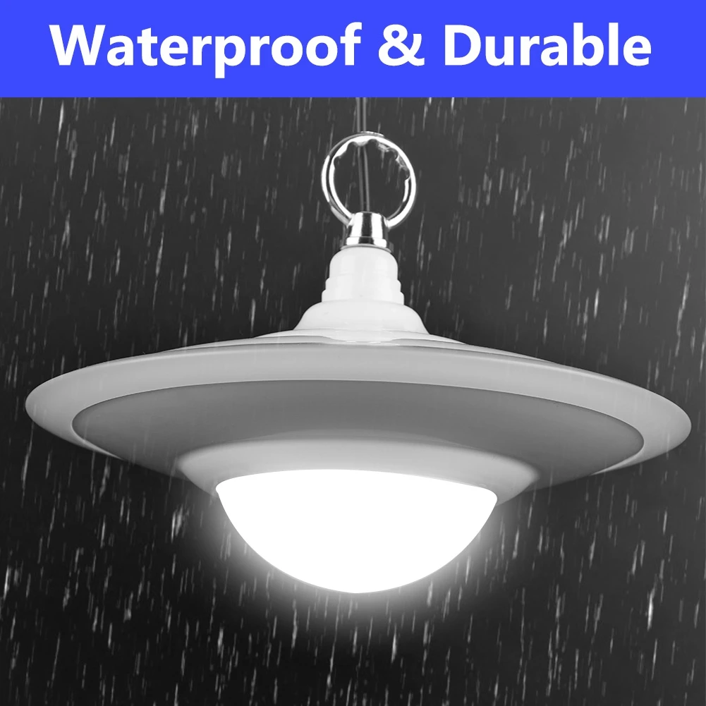 

30W Outdoor Waterproof Solar Powered UFO Light LED Garden Decor Camping Lamp outdoor led solar light Hot Sale