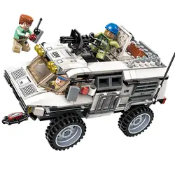 Сборка строительного блока 3204 Thunderbolt Миссия бронированный автомобиль реальный кризис дети мальчик Alpinia кислородные игрушки 6-8-10 лет