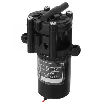 

DC 12V、24V Micro Diaphragm Water Self Priming Pump Low noise 1.6L/min Corrosion Resistant Water Pump 1.0meter Suction range